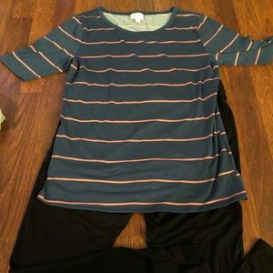 Adorable large Blue and Pink stripe in this GiGi